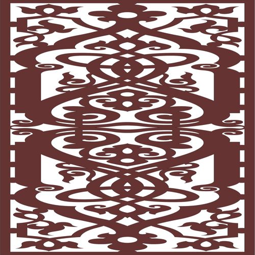طرح پنل جداکننده اتاق مدرن برای برش لیزری - modern room dividers panel for laser cut ve - برای دستگاه CNC چوب و لیزر (سی ان سی)