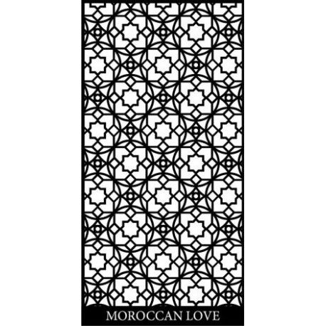 طرح الگوی طراحی صفحه نمایش مراکش الگو - moroccan screen design pattern - برای دستگاه CNC چوب و لیزر (سی ان سی)