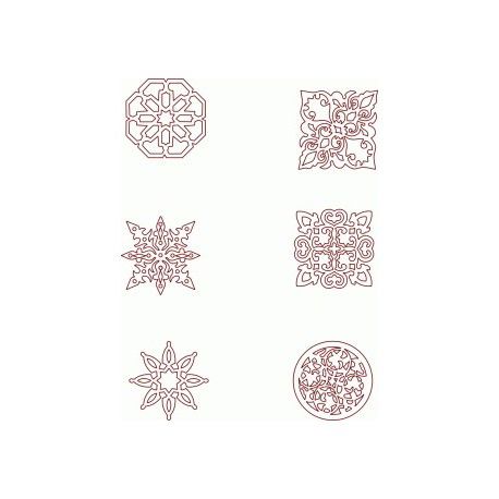 طرح الگوهای درز مراکشی - moroccan seamless patterns - برای دستگاه CNC چوب و لیزر (سی ان سی)