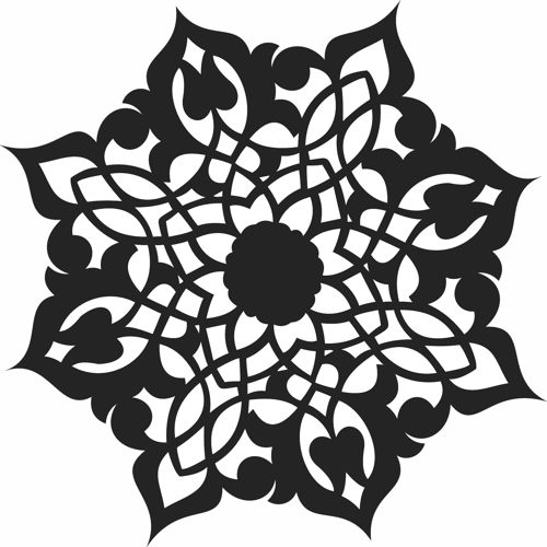 طرح دایره تزئینی برای برش لیزر - motifs circle decorative design for laser cut ve - برای دستگاه CNC چوب و لیزر (سی ان سی)