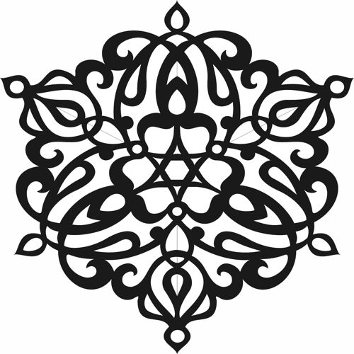 طرح نقوش دایره تزئینی الگو برای برش لیزر - motifs circle decorative pattern for laser cut ve - برای دستگاه CNC چوب و لیزر (سی ان سی)