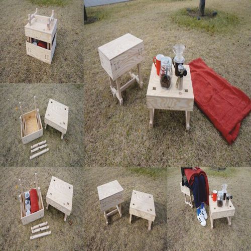 طرح میز قابل حمل چندمنظوره میز - multipurpose portable table - برای دستگاه CNC چوب و لیزر (سی ان سی)