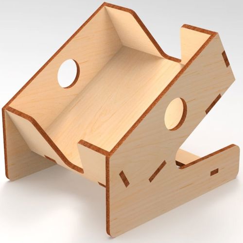 طرح جا دستمال کاغذی استند جا دستمال برش لیزری - napkin holder tissue paper stand napkin holder laser cutting ve - برای دستگاه CNC چوب و لیزر (سی ان سی)