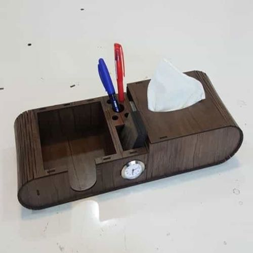 طرح دستمال مرغ برش لیزر cnc - napkin organizer laser cut cnc ve - برای دستگاه CNC چوب و لیزر (سی ان سی)