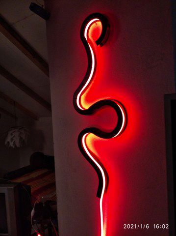 طرح تابلوهای نئونی لاستیکی LED چراغ - neon signs rubber led - برای دستگاه CNC چوب و لیزر (سی ان سی)