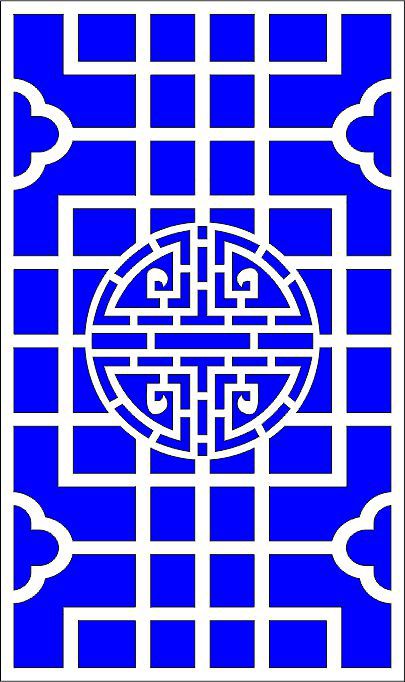 طرح پارتیشن اتاق چینی جدید برای برش لیزری - new chinese room partition screen for laser cut ve - برای دستگاه CNC چوب و لیزر (سی ان سی)