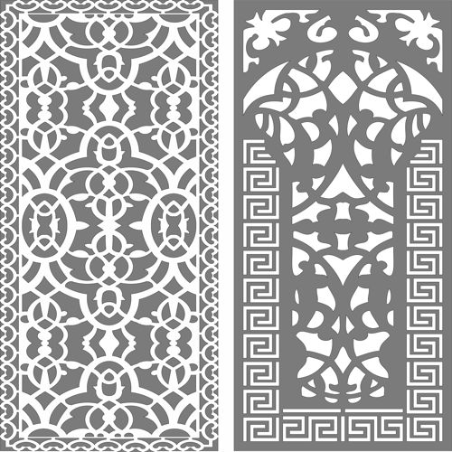 طرح جداکننده‌های اتاق با پنل جدید برای برش لیزری - new panel screen room dividers for laser cut ve - برای دستگاه CNC چوب و لیزر (سی ان سی)