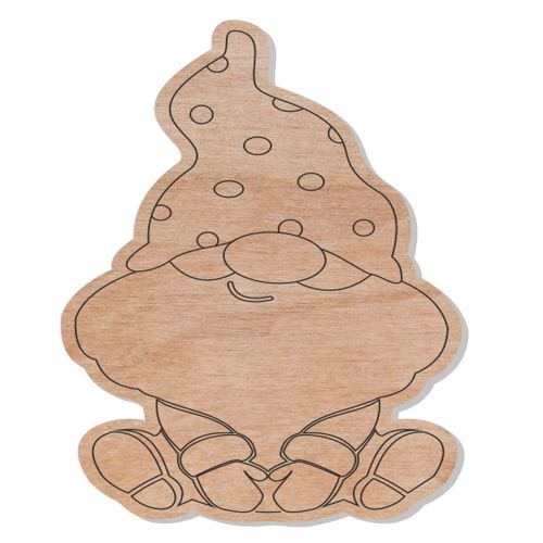 طرح تزئینات کریسمس گنوم سال نو برش لیزری - new year gnome christmas decorations laser cut ve - برای دستگاه CNC چوب و لیزر (سی ان سی)