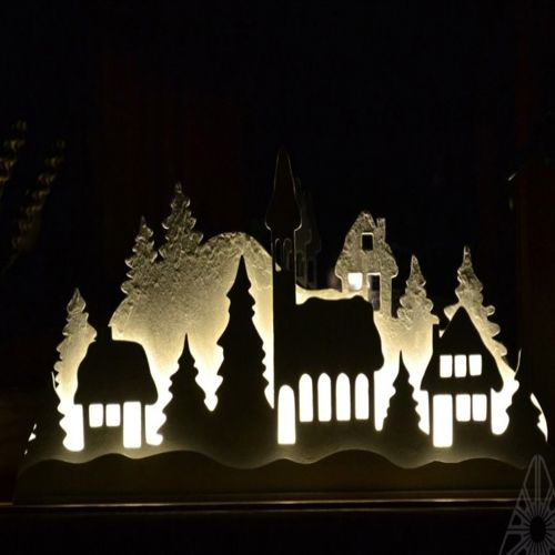 طرح‌ها و نقشه‌های چراغ شب سال نو برای برش لیزری - new year night light drawings and layouts 4 for laser cutting ve - برای دستگاه CNC چوب و لیزر (سی ان سی)