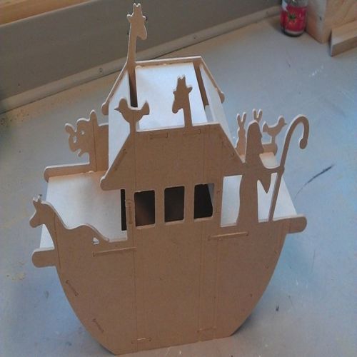 طرح کشتی نوح برای برش لیزری - noah ark for laser cut - برای دستگاه CNC چوب و لیزر (سی ان سی)