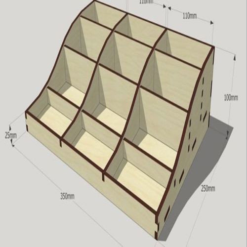 طرح جعبه شیء برش لیزری - object box laser cut - برای دستگاه CNC چوب و لیزر (سی ان سی)
