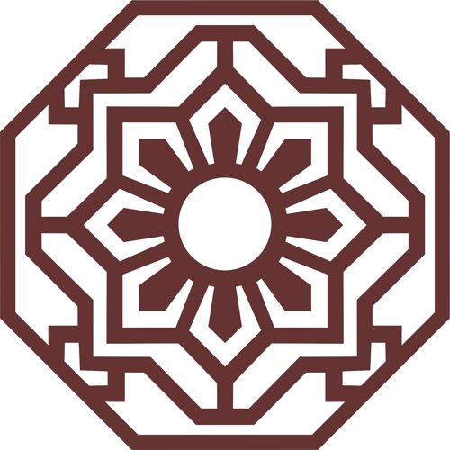 طرح تقسیم‌کننده هشت‌ضلعی درز جلی برای برش لیزری - octagonal divider seamless jali for laser cut ve - برای دستگاه CNC چوب و لیزر (سی ان سی)