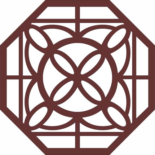 طرح الگوی جلی درز جداکننده هشت‌ضلعی برای برش لیزری - octagonal divider seamless jali pattern design for laser cut ve - برای دستگاه CNC چوب و لیزر (سی ان سی)