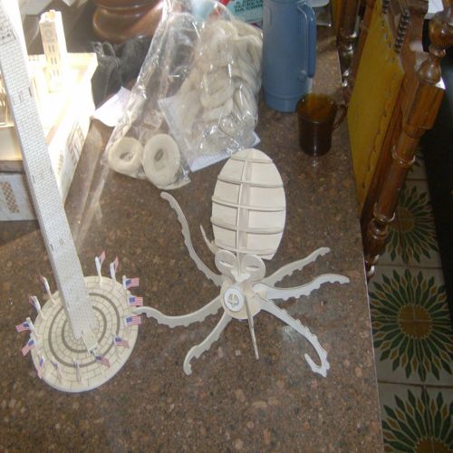 طرح مدل اختاپوس تخت - octopus model flat - برای دستگاه CNC چوب و لیزر (سی ان سی)