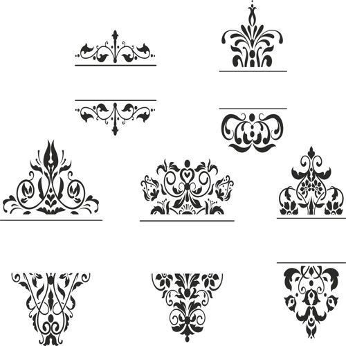 طرح قاب های تزئینی مجموعه برای برش لیزری - ornament frames sets for laser cutting ve - برای دستگاه CNC چوب و لیزر (سی ان سی)
