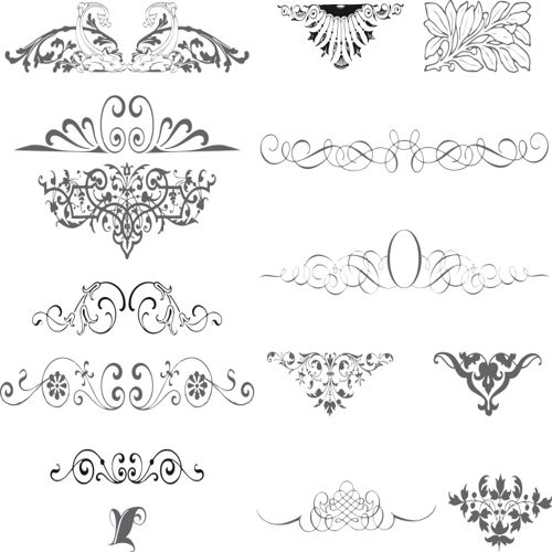 طرح مجموعه زیورآلات برای برش لیزری - ornaments collection for laser cutting ve - برای دستگاه CNC چوب و لیزر (سی ان سی)