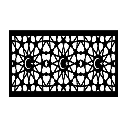 طرح جداکننده عثمانی الگو - osmanl seperator pattern - برای دستگاه CNC چوب و لیزر (سی ان سی)
