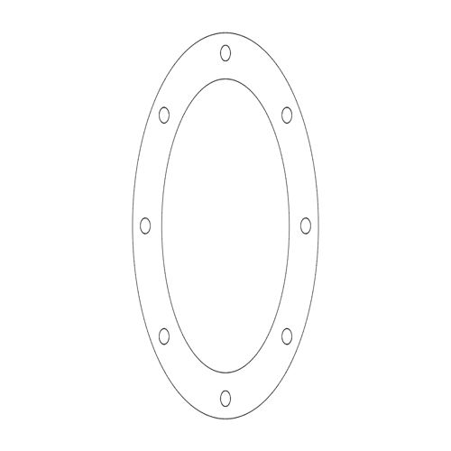 طرح الگوی بیضی - oval pattern - برای دستگاه CNC چوب و لیزر (سی ان سی)