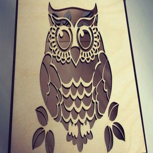 طرح جعبه جغد برای برش لیزری - owl box for laser cut - برای دستگاه CNC چوب و لیزر (سی ان سی)