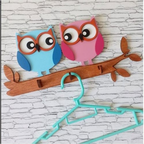 طرح آویز جغد cncting for laser cut - owl hanger cncting for laser cut ve - برای دستگاه CNC چوب و لیزر (سی ان سی)