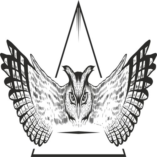 طرح وکتور جغد برای برش لیزری - owl vector design for laser cut ve - برای دستگاه CNC چوب و لیزر (سی ان سی)