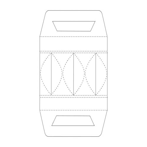 طرح قالب بسته‌بندی جعبه - packaging box template - برای دستگاه CNC چوب و لیزر (سی ان سی)