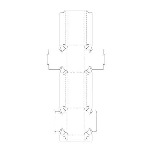 طرح جعبه بسته‌بندی - packing box 2 - برای دستگاه CNC چوب و لیزر (سی ان سی)