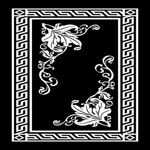 طرح پنل دکور - panel decor 1177 - برای دستگاه CNC چوب و لیزر (سی ان سی)