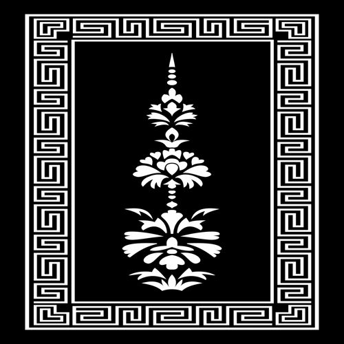 طرح پنل دکور - panel decor 1178 - برای دستگاه CNC چوب و لیزر (سی ان سی)