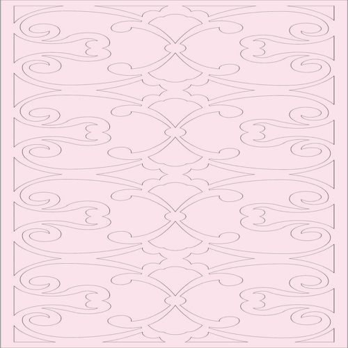 طرح پنل گل شبکه استنسیل جداکننده اتاق - panel floral lattice stencil room divider - برای دستگاه CNC چوب و لیزر (سی ان سی)