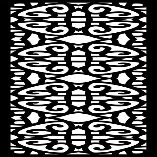 طرح الگوی جداکننده اتاق با طرح گلدار شابلون طرح برای برش لیزر - panel floral lattice stencil room divider pattern for laser cut ve - برای دستگاه CNC چوب و لیزر (سی ان سی)
