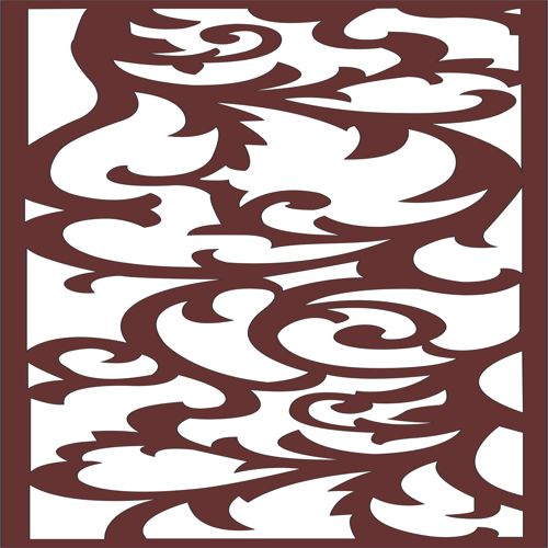 طرح پنل جالی جداکننده اتاق - panel jali room divider - برای دستگاه CNC چوب و لیزر (سی ان سی)