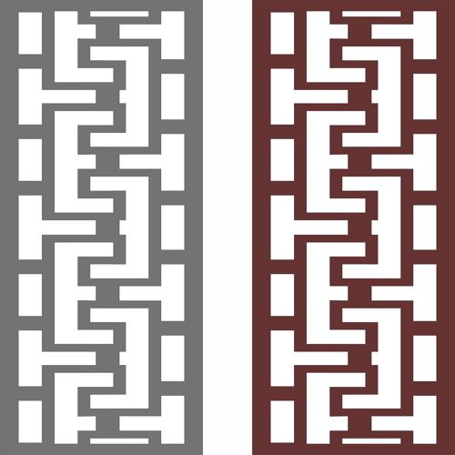 طرح الگوی جداکننده اتاق جلی برای برش لیزری - panel jali room divider pattern for laser cut ve - برای دستگاه CNC چوب و لیزر (سی ان سی)