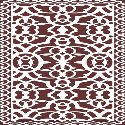 طرح پانل‌های جداکننده اتاق الگوی درز برای برش لیزر - panels room divider seamless pattern for laser cutting - برای دستگاه CNC چوب و لیزر (سی ان سی)