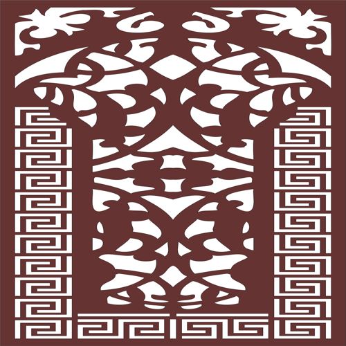 طرح پانل صفحه اتاق جداکننده الگوهای برای برش لیزری - panels screen room divider patterns for laser cut ve - برای دستگاه CNC چوب و لیزر (سی ان سی)
