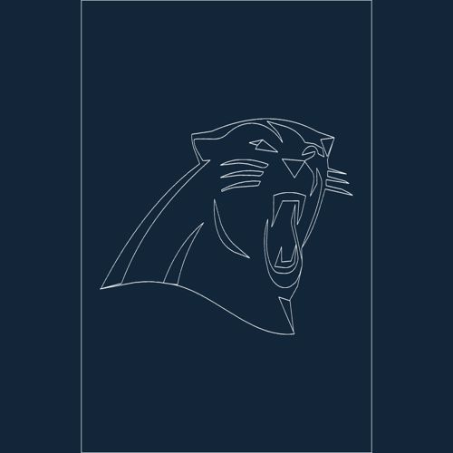 طرح پلنگ‌های آزاد - panthers - برای دستگاه CNC چوب و لیزر (سی ان سی)