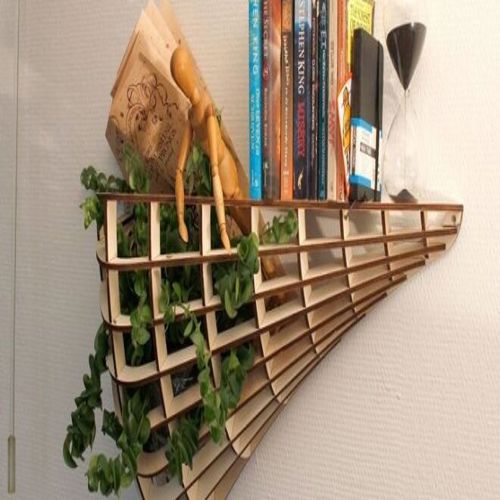 طرح قفسه پارامتری برای برش لیزری - parametric shelf for laser cutting - برای دستگاه CNC چوب و لیزر (سی ان سی)