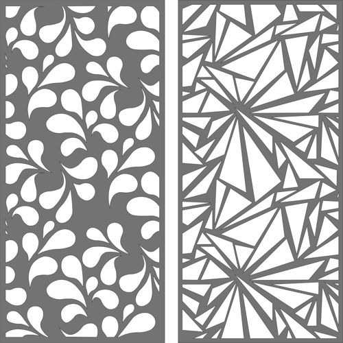 طرح partition-indoor-panel-screen-room-divider-patterns-for-laser-cutiing-ve