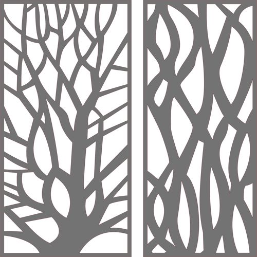 طرح partition-indoor-panel-screen-room-divider-seamless-design-patterns-for-laser-cutiing-ve