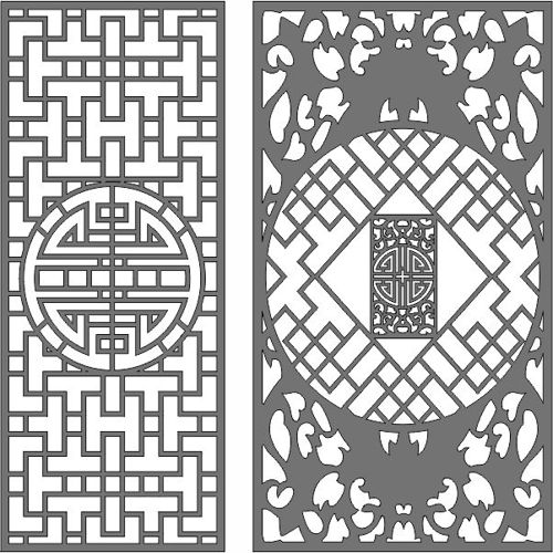 طرح الگوهای جداکننده پارتیشن داخلی صفحه اتاق برای برش لیزری - partition indoor screen room divider patterns for laser cut ve - برای دستگاه CNC چوب و لیزر (سی ان سی)