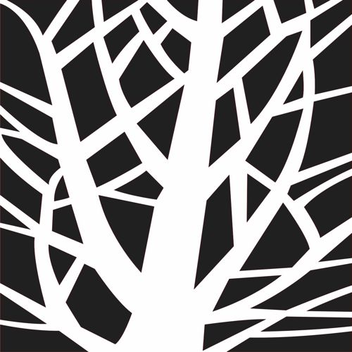 طرح پارتیشن صفحه درخت شاخه های شکل برای برش لیزر - partition screen tree branches shaped for laser cut ve - برای دستگاه CNC چوب و لیزر (سی ان سی)