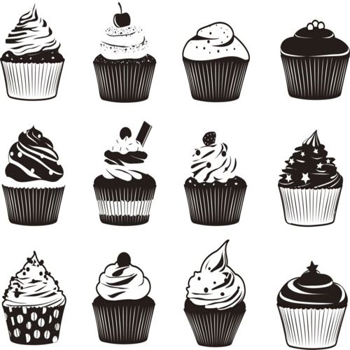 طرح قالب شیرینی برای برش لیزری - pastries format for laser cutting ve - برای دستگاه CNC چوب و لیزر (سی ان سی)