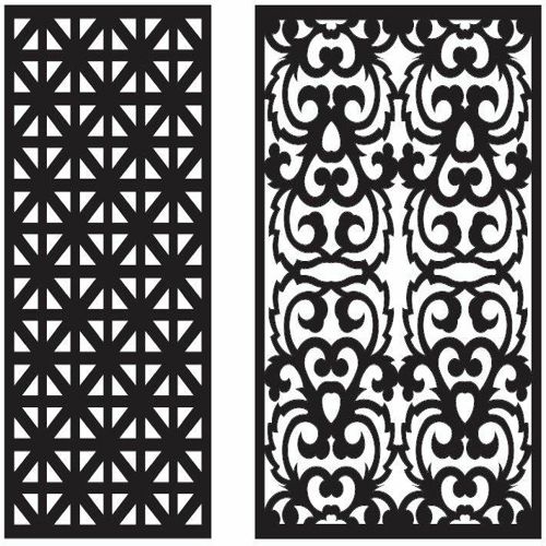 طرح الگوی - pattern 25 - برای دستگاه CNC چوب و لیزر (سی ان سی)