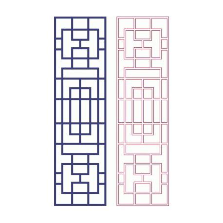 طرح الگو دو بعدی - pattern designs 2d 114 - برای دستگاه CNC چوب و لیزر (سی ان سی)