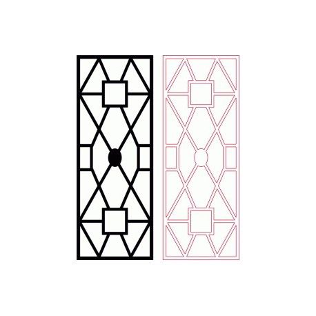 طرح الگو طرح دو بعدی - pattern designs 2d 155 - برای دستگاه CNC چوب و لیزر (سی ان سی)