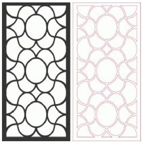 طرح‌های الگو d - pattern designs 2d 161 - برای دستگاه CNC چوب و لیزر (سی ان سی)