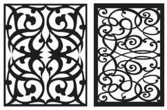 طرح الگو 4 - pattern designs 42 - برای دستگاه CNC چوب و لیزر (سی ان سی)