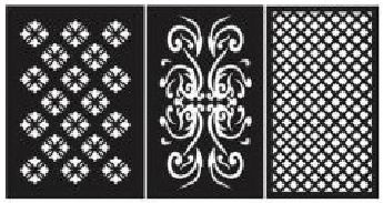 طرح الگو 44 - pattern designs 44 - برای دستگاه CNC چوب و لیزر (سی ان سی)