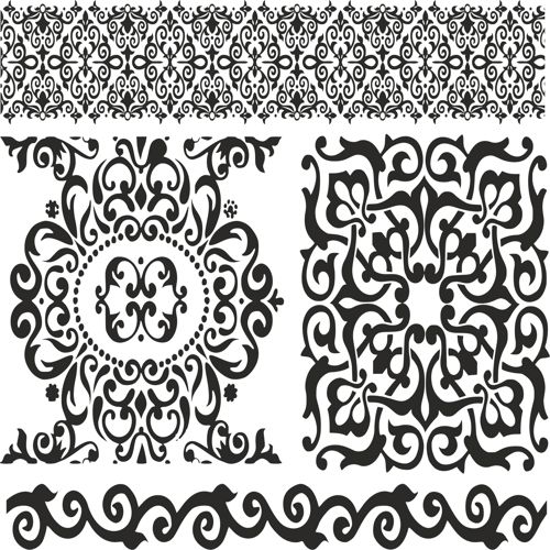 طرح الگوی صفحه پنل - pattern screen panel 1475 ve - برای دستگاه CNC چوب و لیزر (سی ان سی)
