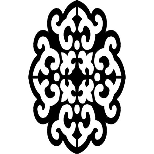 طرح الگوی ساده طراحی - pattern simple design - برای دستگاه CNC چوب و لیزر (سی ان سی)
